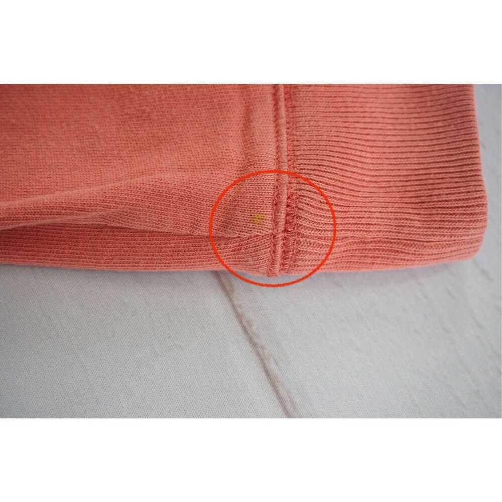 Crewcuts Orange Long Sleeve Half Zip Cotton Popover Sweatshirt - Size S (6-7) - Picture 8 of 9